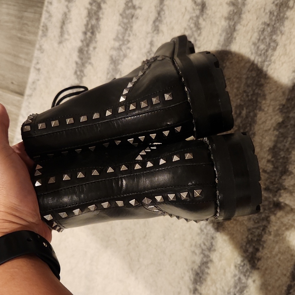 Ash studded combat boots - Picture 3 of 6